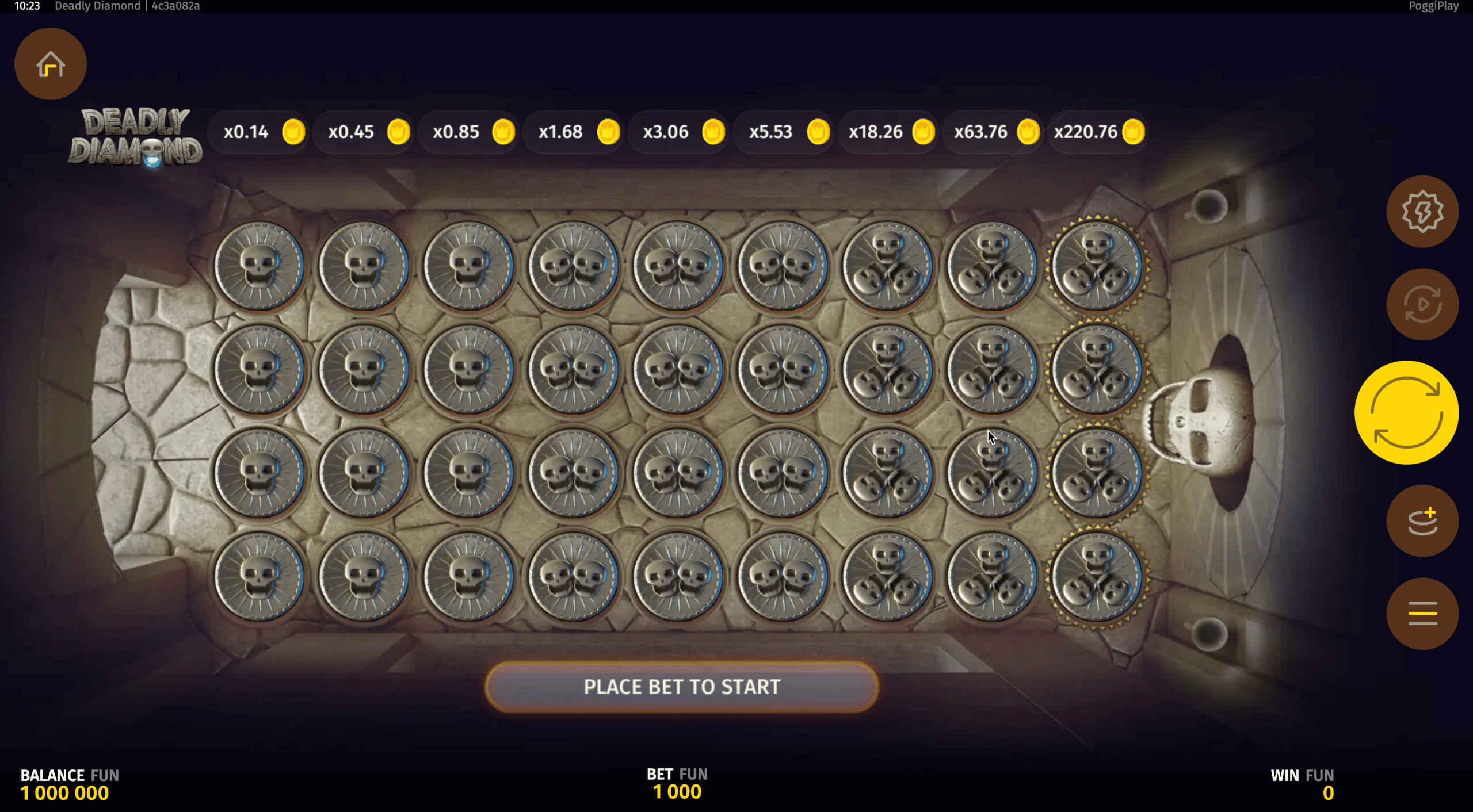 Deadly Diamond play in online casino for money and demo mode